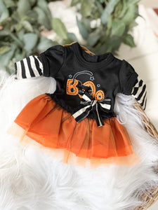 Boo Halloween Dress- Doll