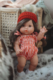 Gingham Bodysuit - Red + White - DOLL