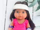 Isabel With Girly Skater Outfit- Mini Colettos Girl Doll - OOAK