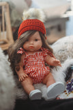 Gingham Bodysuit - Red + White - DOLL