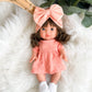 Aria With Pink Outfit- Mini Colettos Girl Doll - OOAK
