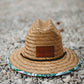 Straw Sun Hat - Wanderlust Charcoal