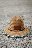 Straw Sun Hat - Wanderlust Charcoal