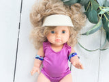 Lola With Girly Skater Outfit- Mini Colettos Girl Doll - OOAK