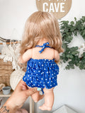 Navy Blue Polka Dot Swim - DOLL