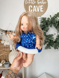 Navy Blue Polka Dot Swim - DOLL