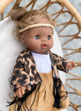 Louise With Boho Outfit- Minikane Girl Doll - OOAK