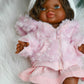 Pink Rose Furry Hoodie - Doll