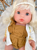 Mustard Gauze Romper - Doll