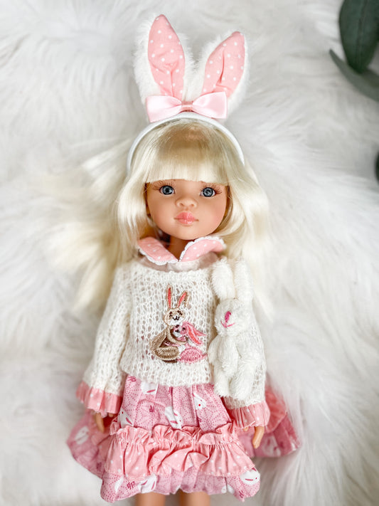 Mei with Easter Bunny Outfit- PR Las Amigas Doll - OOAK