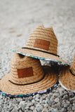 Straw Sun Hat - Wanderlust Charcoal