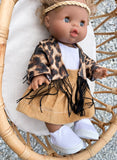 Louise With Boho Outfit- Minikane Girl Doll - OOAK