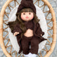 Valentine With Cozy Sherpa Outfit -Minikane Girl Doll - OOAK