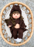 Valentine With Cozy Sherpa Outfit -Minikane Girl Doll - OOAK