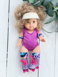 Lola With Girly Skater Outfit- Mini Colettos Girl Doll - OOAK