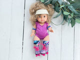 Lola With Girly Skater Outfit- Mini Colettos Girl Doll - OOAK