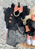 Sage With Dolly & Me Outfit- Mini Colettos Girl Doll - OOAK