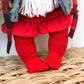 Red Boho Tights - Doll