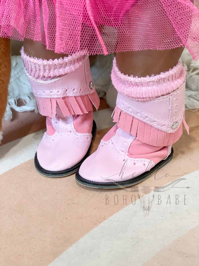 Pink Cowgirl Boots - DOLL
