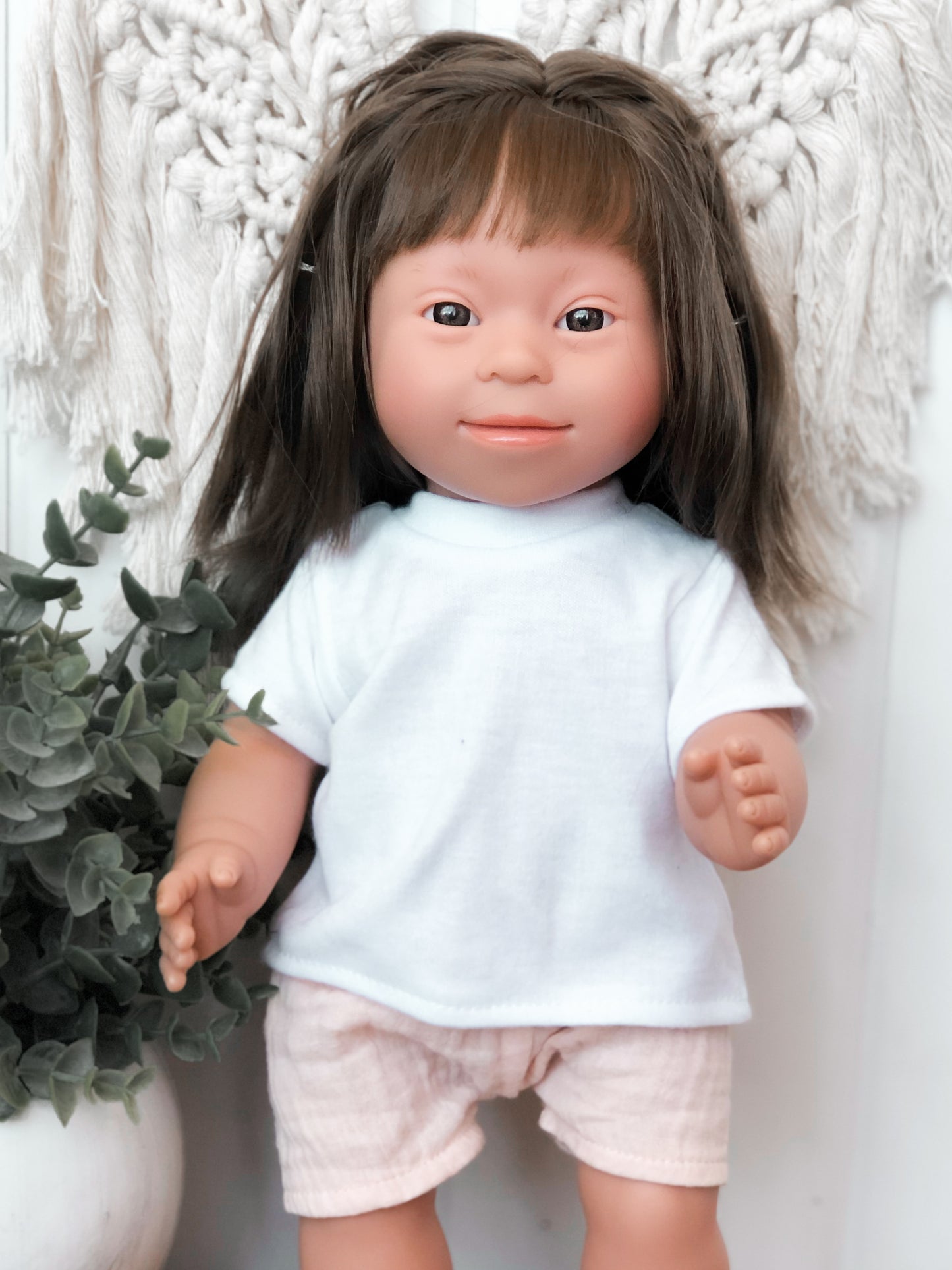 Kira -  Girl Doll with Down Syndrome