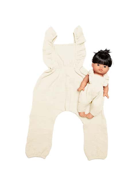 Duo Collection - Ecru Romper - Dolly + Me