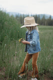 Straw Sun Hat - Norah Floral