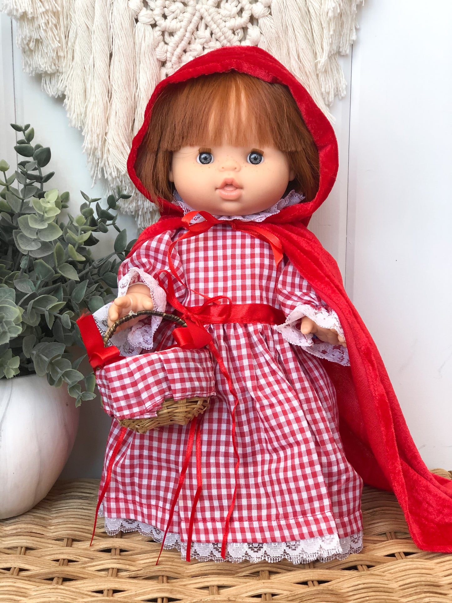 Red Riding Hood Inspired Outfit- Doll