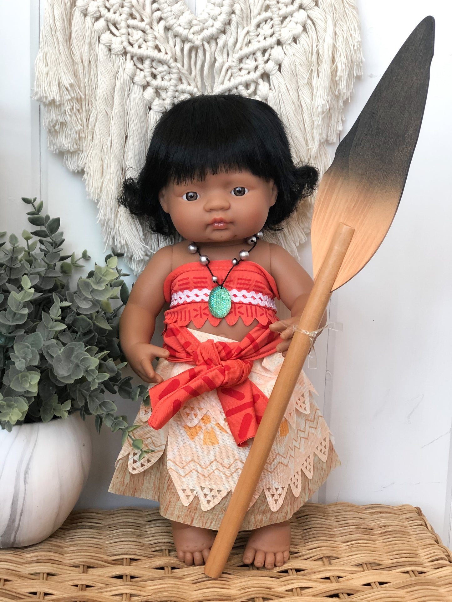 Moana Inspired Outfit- Doll