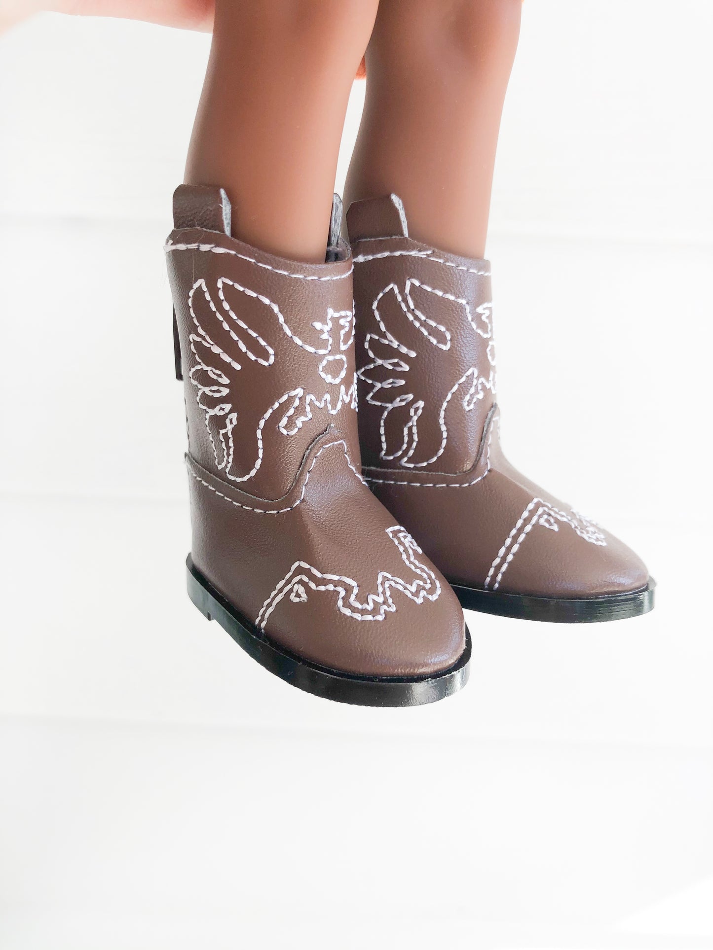 Brown Cowgirl / Cowboy Boots - LAS AMIGAS