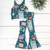 Wanderlust Bell Bottoms - Teal