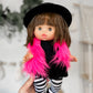 Faux Fur Vest -Hot Pink- Doll