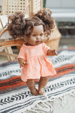 Coral Gauze Dress - Doll