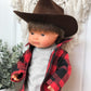 Brown Cowboy Hat - Doll
