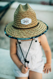 Straw Sun Hat - Wanderlust Charcoal