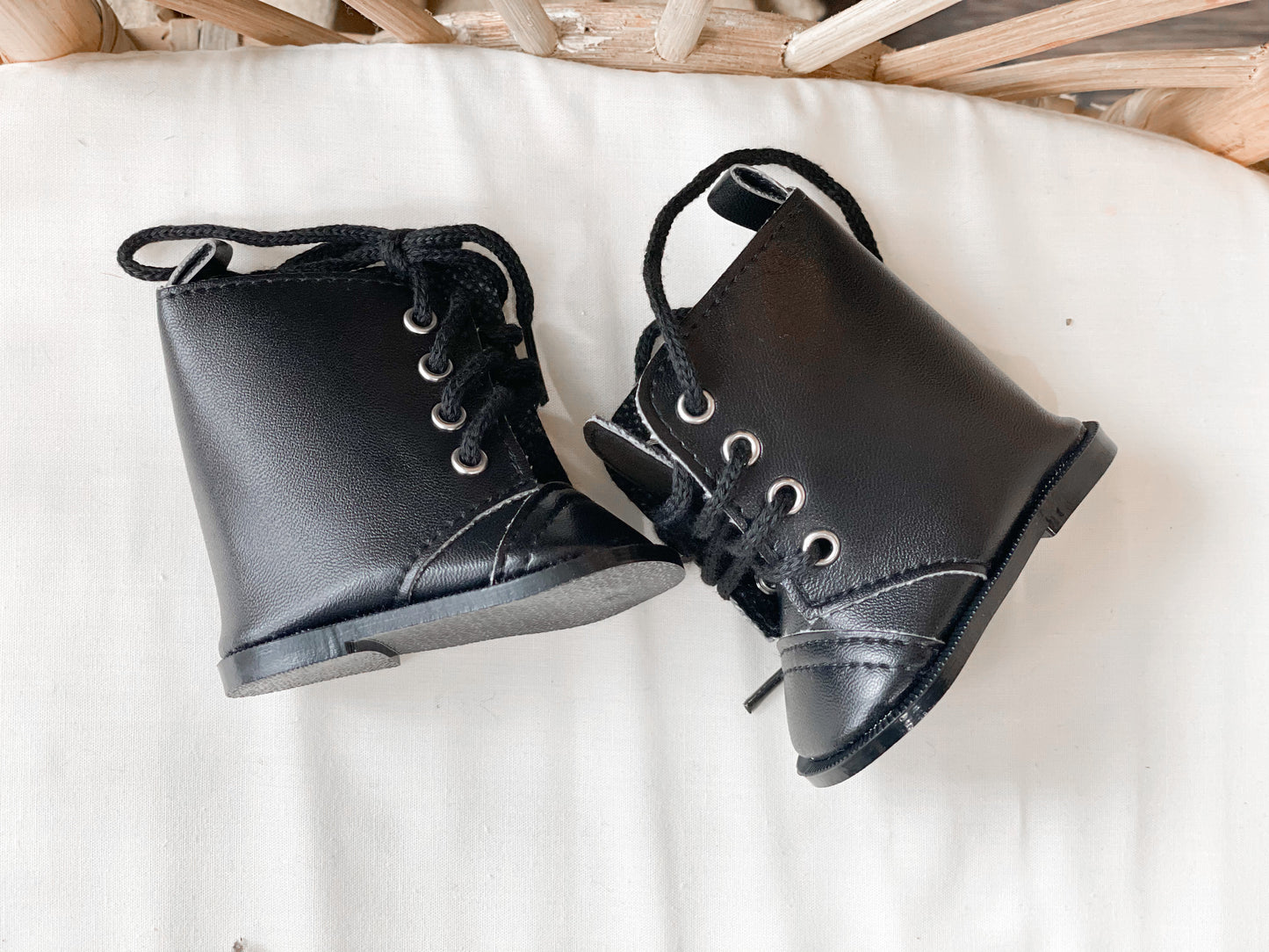 Black Combat Boots - DOLL