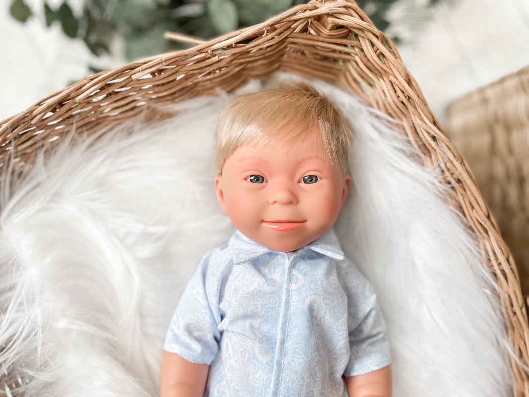 Jubal- Boy Doll with Down Syndrome