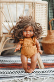 Mustard Gauze Romper - Doll