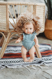 Sea Glass Gauze Romper - Doll