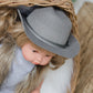 Grey Cowboy / Cowgirl Hat - DOLL