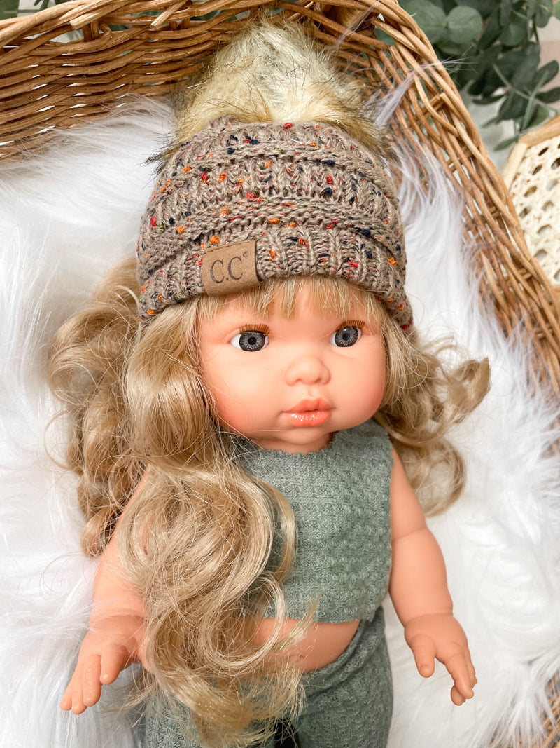 CC Beanie > Speckled Taupe - DOLL