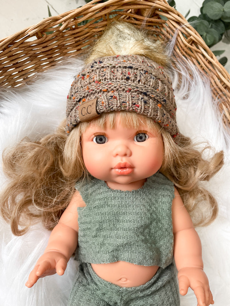 CC Beanie > Speckled Taupe - DOLL