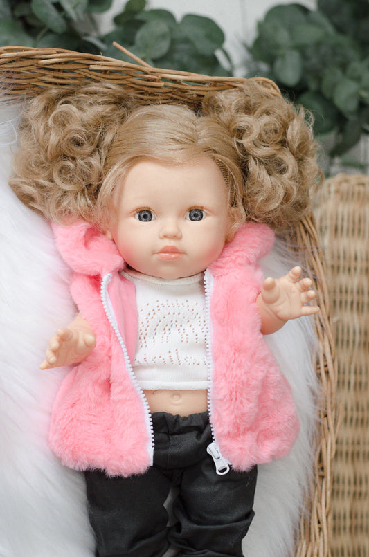 Furry Coral Vest - DOLL