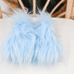 Faux Fur Vest - Ice Blue - Doll