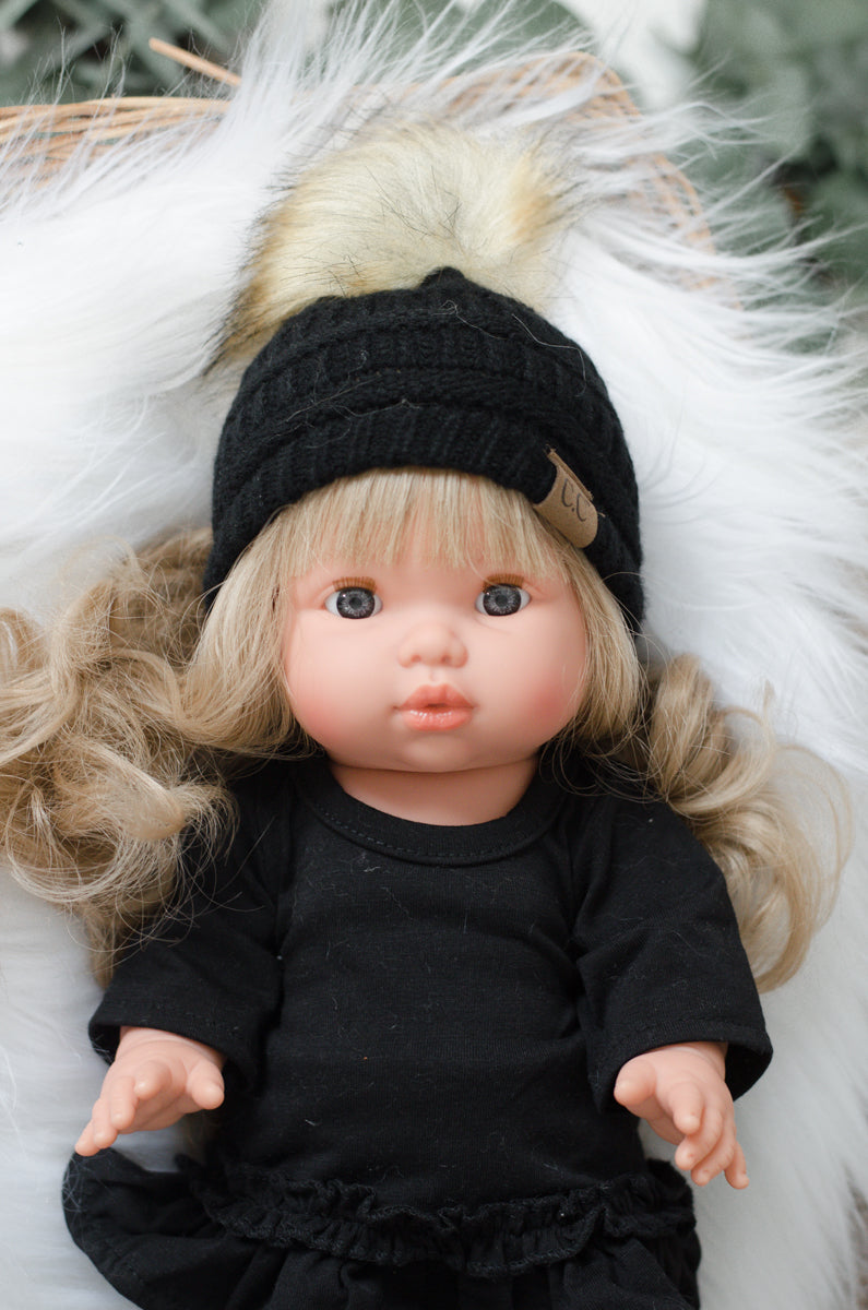 CC Beanie > Black- DOLL