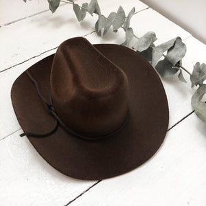 Brown Cowboy Hat - Doll