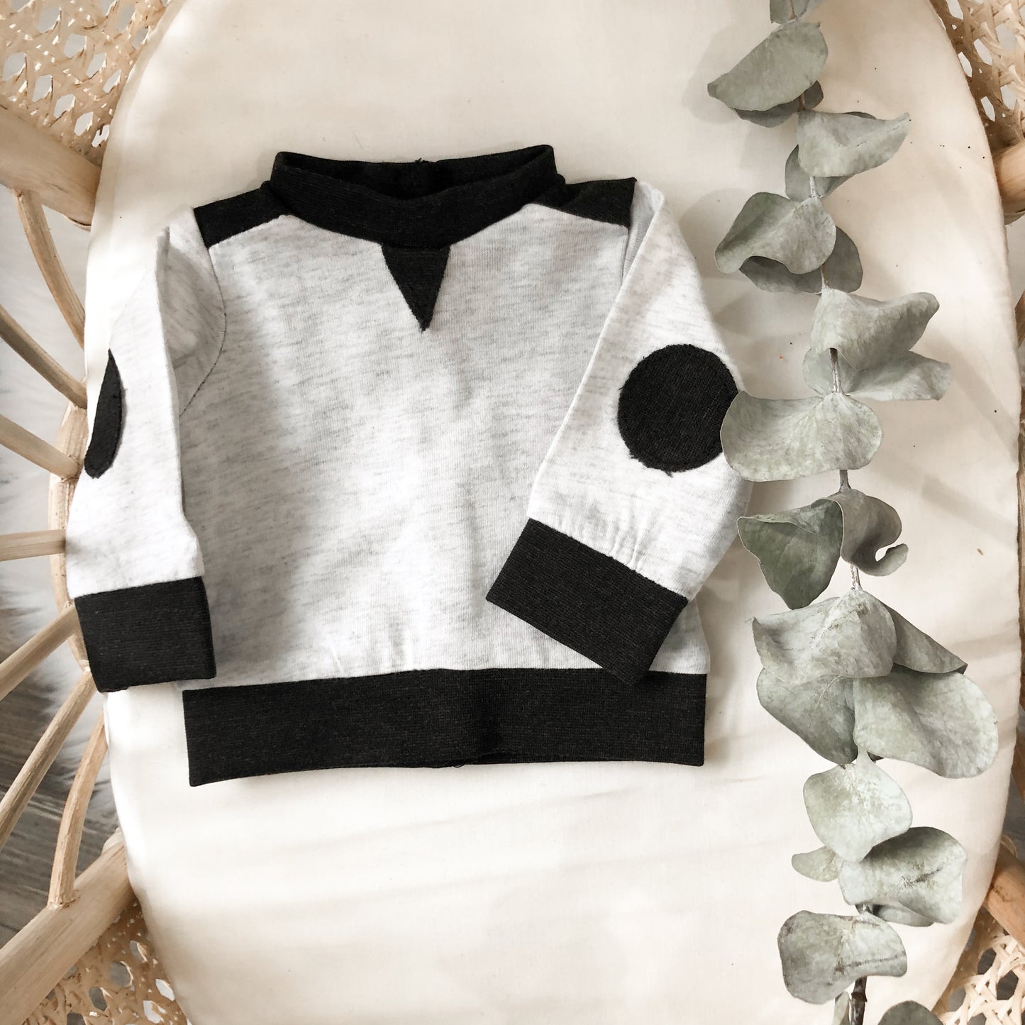 Grey + Black Sweater - Doll