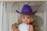 Purple Cowboy / Cowgirl Hat - Doll