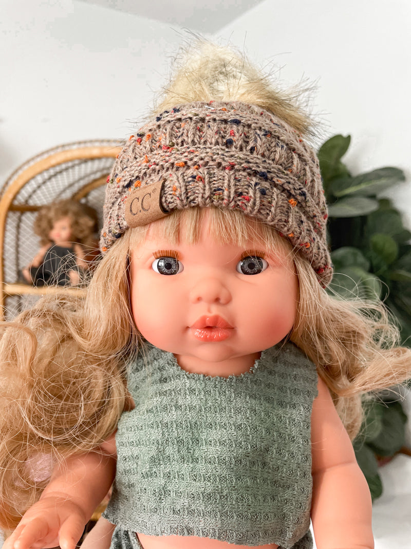 CC Beanie > Speckled Taupe - DOLL