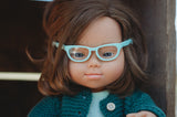 Turquoise Glasses - Doll