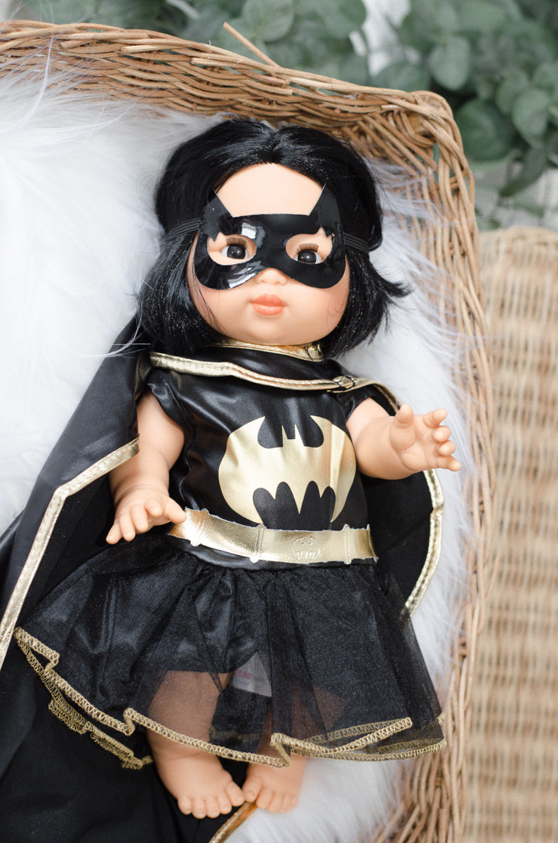 Bat Girl Inspired Dress- Doll